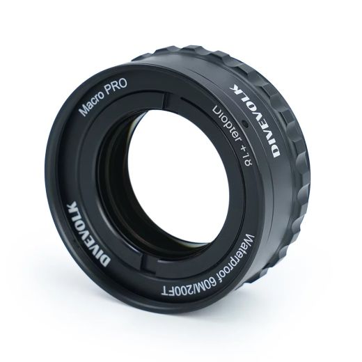 Divevolk Macro Lens +18 mit M67 Gewinde