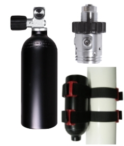 ARGON Füllset 1,5 Liter, G5/8, Flaschen Mounting