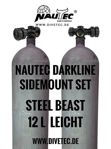 NAUTEC DarkLine SIDEMOUNT 12 leicht Set