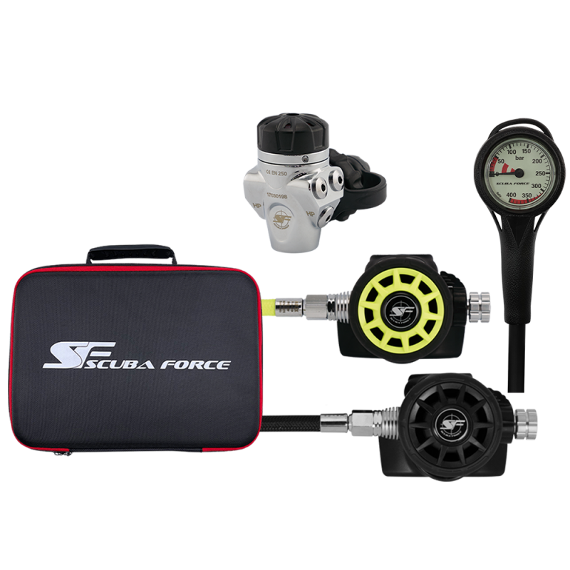 ScubaForce Black Devil Regulator Set