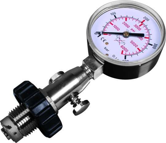 OMS Flaschen-Prüfmanometer -300bar