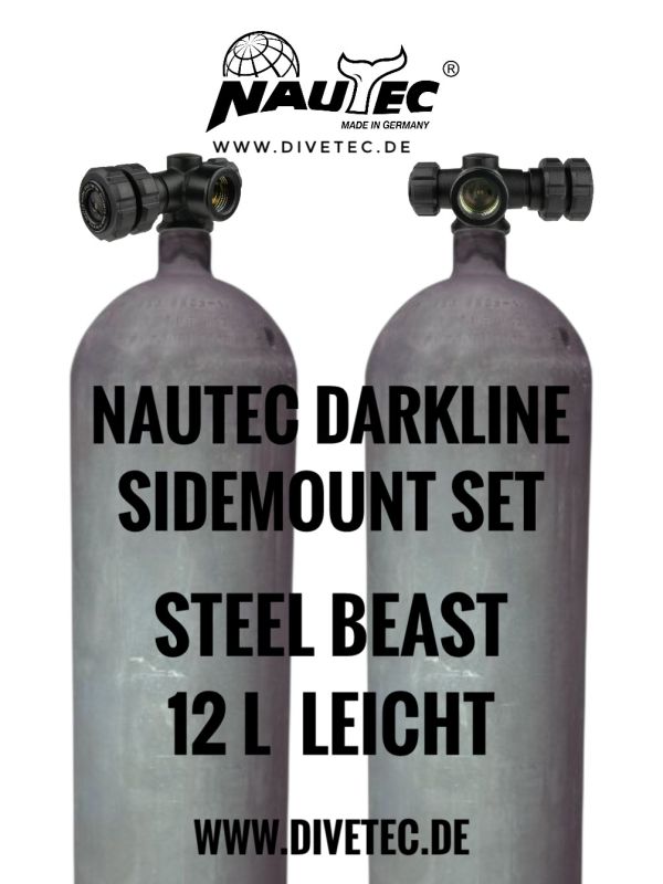 NAUTEC DarkLine SIDEMOUNT 12 leicht Set