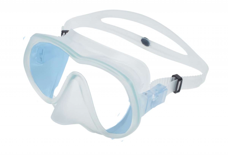 OMS Tattoo Maske Tin Blue Ultra Clear UV Protection Lens